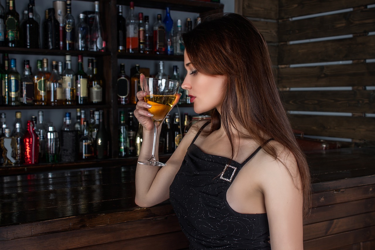 drinking alcohol